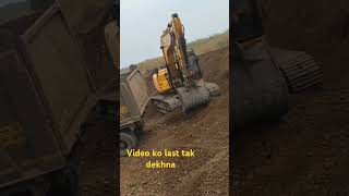 Excavator poclain pachine j c b 210 dampar loding karte time [upl. by Aihcsrop]