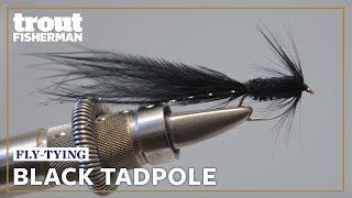 How to tie the Black Tadpole  Troutmasters [upl. by Ahsyas]