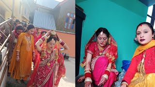 Dhulan gyi pani pa☺aur dhulan na bnaya parshad💕Sarazi marraige culture part4 😊sonika Thakur vlogs [upl. by Kcirrej]