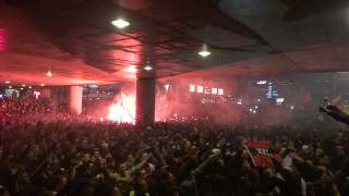 Entrada Ajax Amsterdam Part III Ajax  Vitesse 18122014 [upl. by Ailemap]