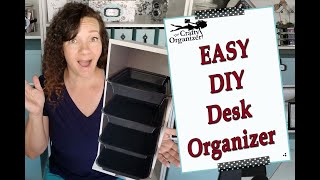 DIY Desk Organizer How to make Space Saving Cute 🍍 Pineapple Desk Organizer Best out of Waste [upl. by Licastro]