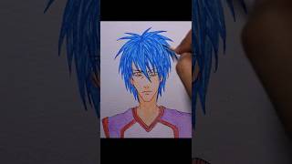 Kuroko Tetsuya  Hair animeart fanart drawing kurokonobasket speeddrawing [upl. by Edualc]