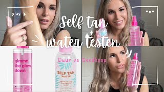 Self tan water testen review selftan selftanner beautyreview voorjou dupes beautytips new [upl. by Gnivri]