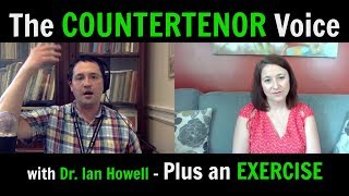 THE COUNTERTENOR VOICE with Dr Ian Howell  plus an EXERCISE [upl. by Yeslaehc]