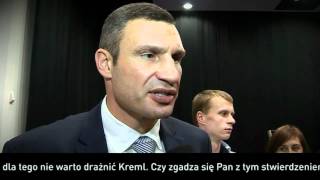 Witalij Kliczko o polityce w Polsce i na Ukrainie Będziesz zaskoczony [upl. by Nadean]