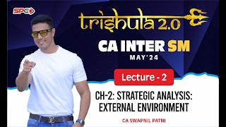 CA INTER SM CHAPTER 2STRATEGIC ANALYSIS EXTERNAL ENVIRONMENT REVISION FOR MAY 24BY CA SWAPNIL PATNI [upl. by Imekawulo]