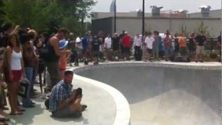 Tony Hawk SHREDDING Old Fourth Ward Skate Park ATL [upl. by Ronaele]