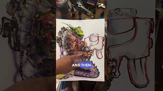 My Process Old vs New davidchoe paintingtechniques davidchoepodcast art process watercolor [upl. by Cheatham488]