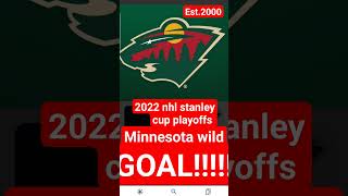 Minnesota wild goal horn playoffs 2022 [upl. by Kamal]