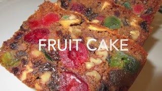 FRUIT CAKE  How to make FRUITCAKE Recipe [upl. by Dearden]