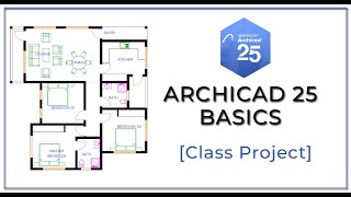 ArchiCAD 25 Basics  Class Project [upl. by Debbi]