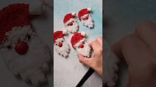 santa mini pretzel treats 🎅 chocolate christmas shortsmas [upl. by Dreyer948]