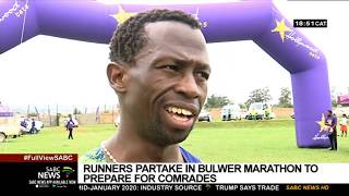 Runners partake in Bulwer marathon to prepare for comrades [upl. by Zeta]