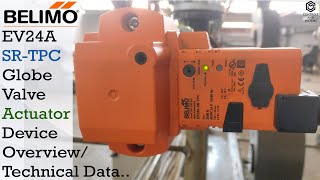 Belimo EV24ASRTPC Globe Valve Actuator  hvac  automation  bms [upl. by Maryn]