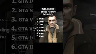 GTA Theme Songs Ranked gta gtaonline videogamemusic [upl. by Bebe]