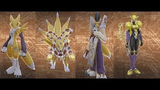 Digimon Evolution Renamon Digivolve to Sakuyamon Superior Mode [upl. by Nogaem]