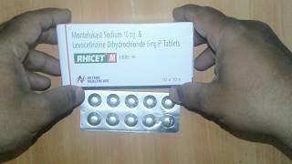 Rhicet M Tablet uses composition side effects precaution dosage amp review in Hindi [upl. by Gweneth]