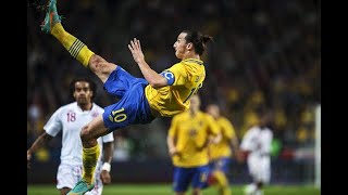 Zlatan Ibrahimović  All Bicycle Kick Goals [upl. by Aicac346]