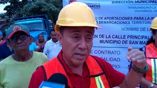 SAN MARCOS GRO PONEN EN MARCHA OBRA DE INFRAESTRUCTURA EN LA COMUNIDAD DE COACOYUL [upl. by Fabi]