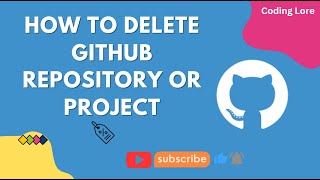 How to Delete GitHub Repository or Project Bangla [upl. by Karly]