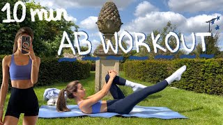 10MIN everyday pilates ab workout  flat stomachamp slim waist  no equipment [upl. by Utham]