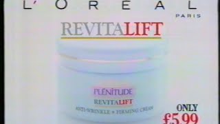 LOreal Revitalift  Broadcast 17th October 1995 ITV UK [upl. by Nnylyak]