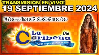 Resultado CARIBEÑA DIA JUEVES 19 de septiembre de 2024 chance caribeñadia [upl. by Hesper]