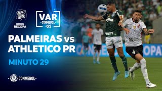 RECOPA  Revisión VAR  Palmeiras vs Athletico Paranaense  Minuto 29 [upl. by Shandeigh]