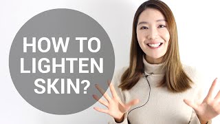 How to Lighten Skin Korean Skin Brightening Tips  Wishtrend TV [upl. by Chryste]