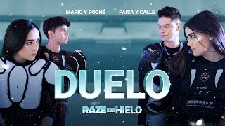 Â¡Calle y PochÃ© Mario Ruiz y PaisaVlogs juegan Hockey Sobre Hielo [upl. by Neleh762]