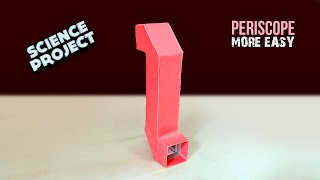 More easy to Make Periscope  Science Project  DIY Simple Periscope [upl. by Kehr]