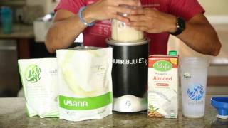 MySmartLifestyle How To Make A USANA Nutrimeal Shake with Fibergy [upl. by Yzmar]