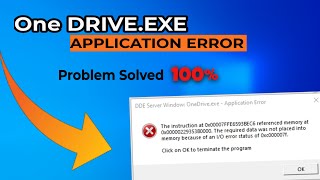 One driveexe Application Error DDE Server Windows Problem Solved 100 [upl. by Anialram782]