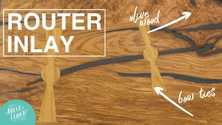 Perfect Inlays Using A Router  Woodworking Howto [upl. by Bruell]