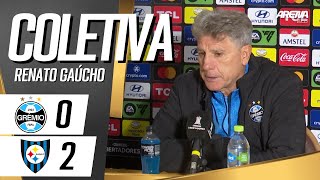 COLETIVA RENATO GAÚCHO  Grêmio x Huachipato  Libertadores 2024 [upl. by Einner611]