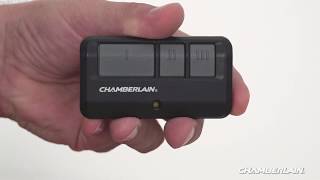 How to Program Chamberlains 950ESTD and 953ESTD Remote Controls to a Garage Door Opener [upl. by Enaz]