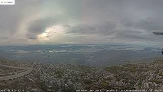 🌥️ Sunrise Time Lapse July 9 2024 City of Hobart  AUSTRALIA [upl. by Hamforrd349]