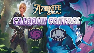 CALHOUN CONTROL  Azurite Sea Deck Preview  Disney Lorcana META Game [upl. by Emmaline]