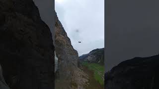 BASE jumping in Lauterbrunnen Switzerland 🇨🇭 mountains flying extreme mountainlife mountain [upl. by Most730]