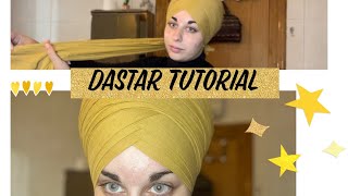 Triangle Dastar tutorial [upl. by Celeski872]