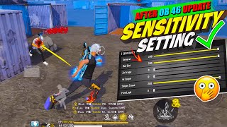 Best Sensitivity Setting For Headshot After Update⚙️ 2GB  3GB  4GB  6GB  8GB RAM  FREE FIRE [upl. by Kloster]