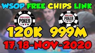 WSOP Free Chips Link 18112020 [upl. by Burk697]