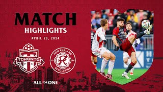 MATCH HIGHLIGHTS  Toronto FC vs New England Revolution  April 20 2024 [upl. by Auohs734]