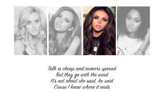 Little Mix  They Just Dont Know You Lyrics  Parts on Screen [upl. by Stig]