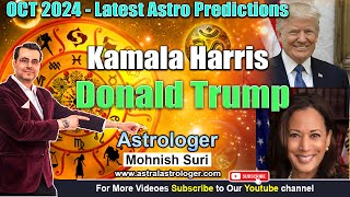 Unveiling The Latest Astrology Predictions Donald Trump amp Kamala Harris In October 2024 [upl. by Hamlani]