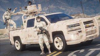 GTA 5  POLICÍA MILITAR DE MÉXICO  SEDENA  TheAxelGamer [upl. by Lavoie5]