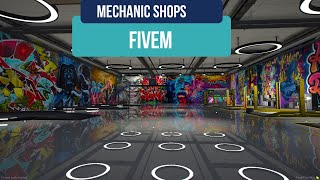 Mechanic Shops Fivem Interior amp map for FIVEM MLO  GTA V [upl. by Zuleika]