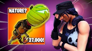 PLEASE JUST STOP Ultra Rare Jack O Launcher NATURE  Fortnite Save the World [upl. by Attenov]