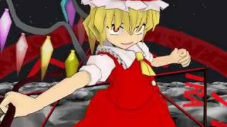 TouhouMMD Marisa vs Flandre Dogfight 3D [upl. by Jehovah]