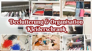 Decluttering amp Organisation Kleiderschrank [upl. by Eednac145]